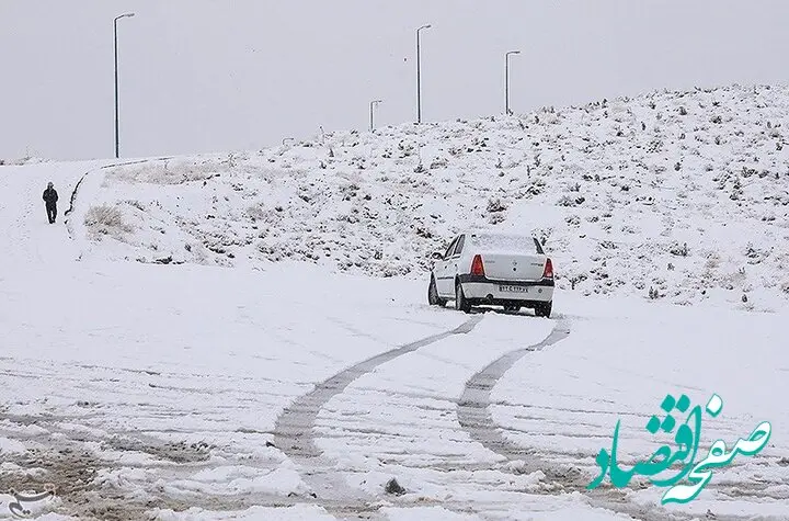 بارش ۱۴ سانتیمتری برف در این شهر همه را شگفت زده کرد