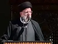 در سخنرانی راهپیمایی جاماندگان روز اربعین رئیسی چه گفت؟

