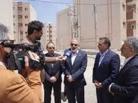 خانه دار شدن متقاضیان نهضت ملی از اهداف وزارت راه و شهرسازی و مامویت ویژه بانک مسکن/بازدید مدیرعامل بانک مسکن از پروژه‌های نهضت ملی مسکن در اردبیل