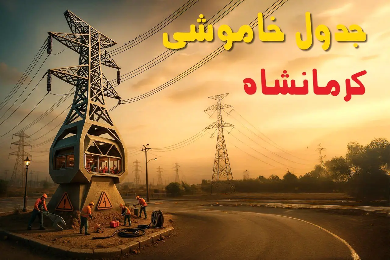 جدول خاموشی برق کرمانشاه فردا دوشنبه ۱۲ خرداد ۱۴۰۴ + ساعت قطع برق استان کرمانشاه دوشنبه ۱۲ خرداد