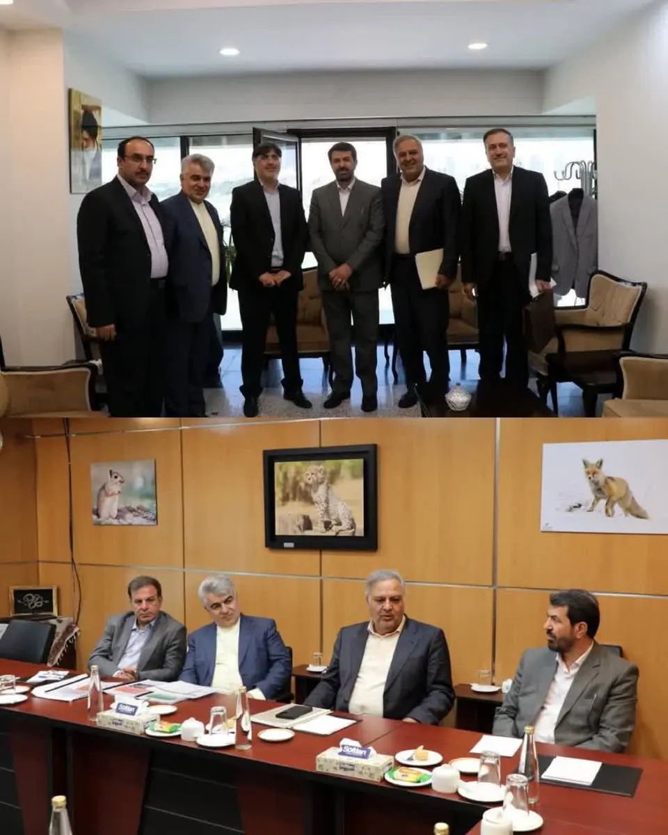 دیدار نوروزی مدیر عامل و عضو هیات مدیره صبانور با دکتر ملانوری استاندار همدان ودکتر رنجبرزاده رئیس مجمع نمایندگان استان همدان