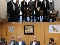 دیدار نوروزی مدیر عامل و عضو هیات مدیره صبانور با دکتر ملانوری استاندار همدان ودکتر رنجبرزاده رئیس مجمع نمایندگان استان همدان