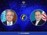 آنچه در گفتگوی تلفنی عراقچی با دبیرکل سازمان ملل متحد گذشت