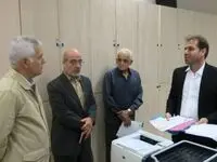بازدید و بررسی میدانی دکتر بهزاد شیری مدیرعامل پست بانک ایران از وضعیت ارائه خدمات شعبه آپادانا