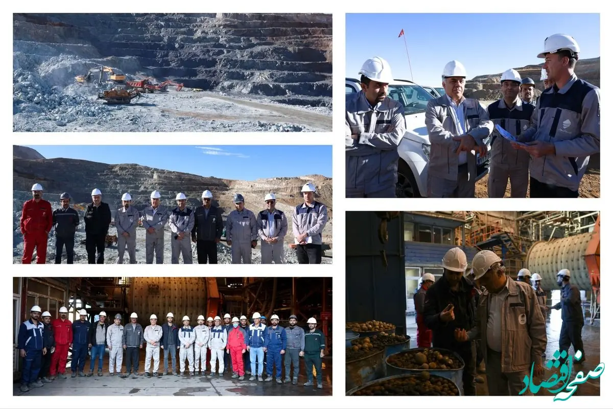 بازدید مدیرعامل صبانور از معادن و کارخانجات بیجار
