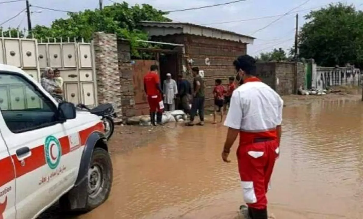 ۴۵۷ نفر در سیل ۳ روز گذشته توسط هلال احمر امدادرسانی شدند