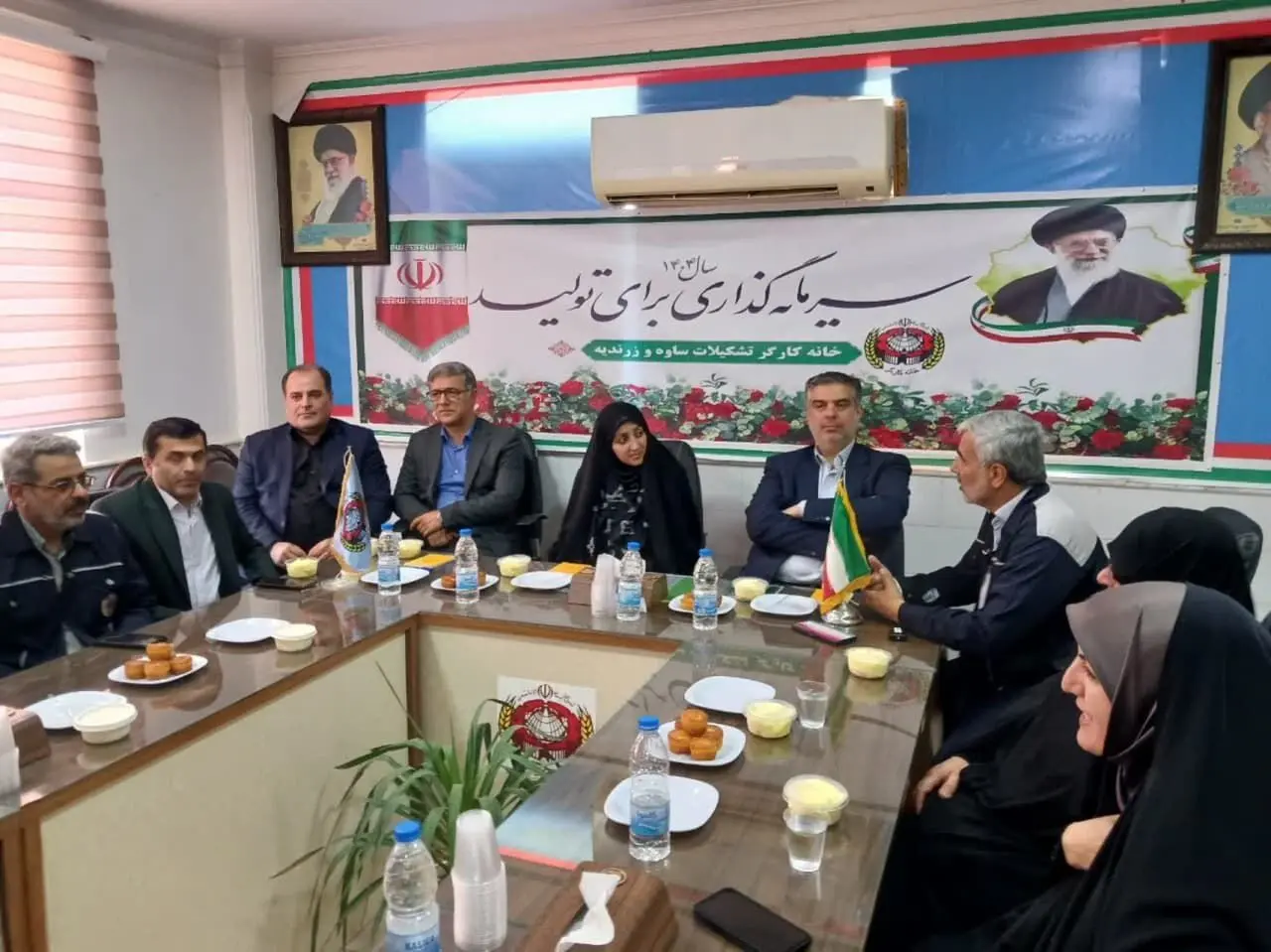 اخبار کارگران امروز ؛ بازدید معاون رئیس جمهور از خانه کارگر تشکیلات ساوه و زرندیه 