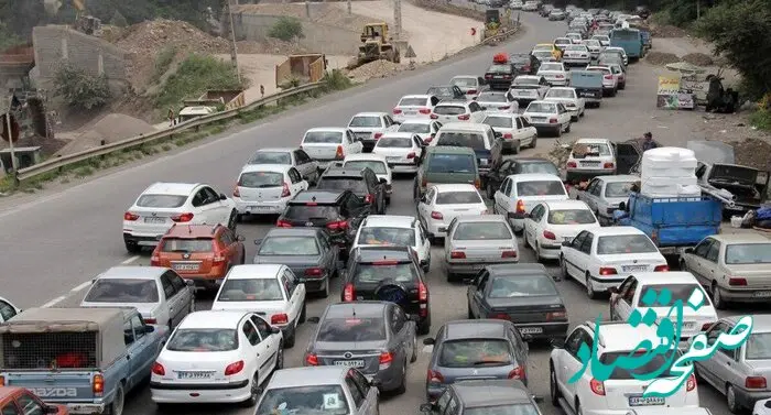 آخرین وضعیت ترافیکی آزاد راه تهران - شمال / ترافیک سنگین است