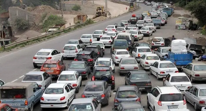 آخرین وضعیت ترافیکی آزاد راه تهران - شمال / ترافیک سنگین است