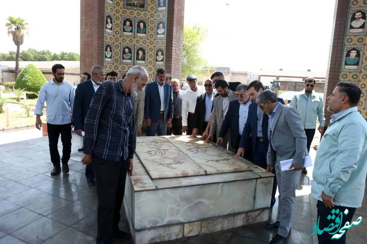 بازدید آزادگان سرافراز هشت دفاع مقدس از خطوط تولید شرکت فولاد خوزستان