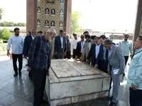 بازدید آزادگان سرافراز هشت دفاع مقدس از خطوط تولید شرکت فولاد خوزستان