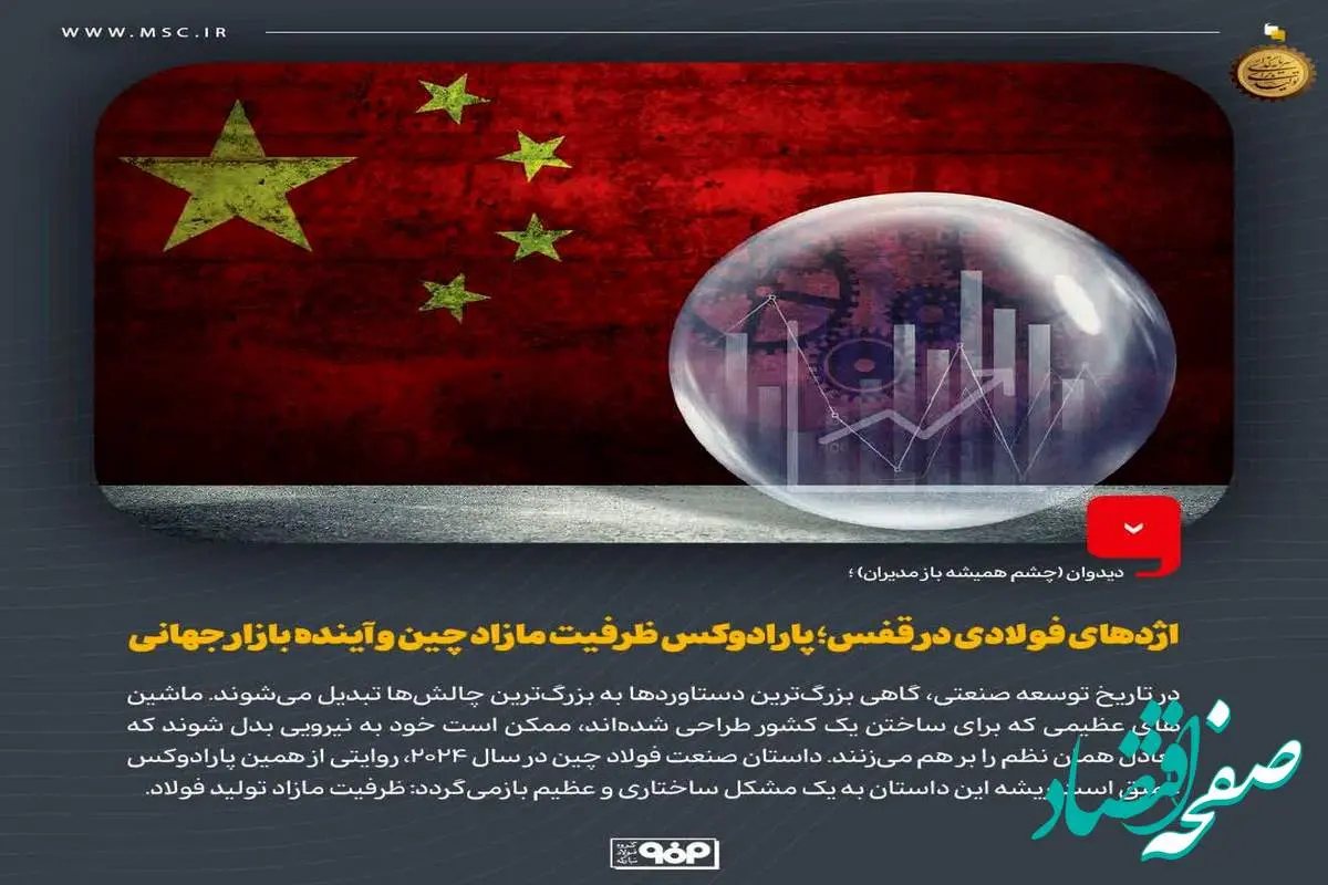 دیدوان (چشم همیشه باز مدیران)؛اژدهای فولادی در قفس؛ پارادوکس ظرفیت مازاد چین و آینده بازار جهانی