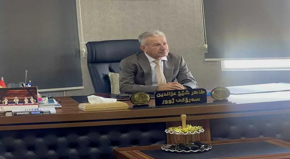 گفتگوی اختصاصی با شیخ طاهر عزالدین محمد؛ رئیس اتاق بازرگانی حلبچه عراق