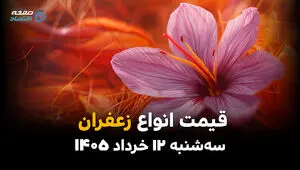 قیمت زعفران امروز سه‌شنبه ۱۲ خرداد ۱۴۰۵ | بازار طلای سرخ در مسیر نوسان