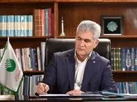 پیام دکتر بهزاد شیری مدیر عامل پست بانک ایران، به مناسبت سوم شهریور ماه؛ روز باجه های بانکی روستایی