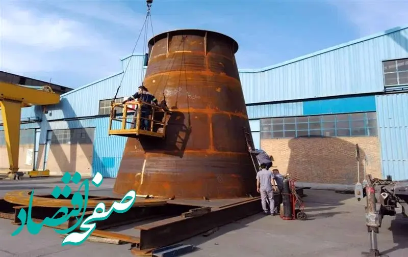 انتقال دودکش‌های اجکتور پروژه آهن‌ اسفنجی بافق به محل کارخانه