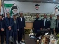دیدار مدیر شعب بانک رفاه استان اصفهان با مدیرعامل ذوب‌آهن اصفهان