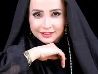 شبنم قلی خانی با لباس بابانوئل به پیشواز کریسمس رفت!