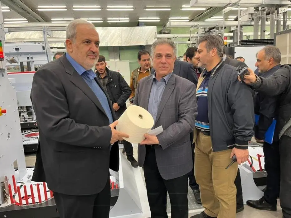 شرکت سرجین بافت با تسهیلات بانک صنعت و معدن در استان زنجان افتتاح شد