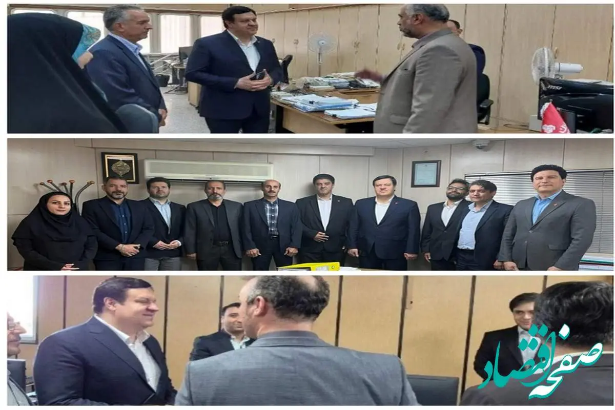 بازدید مدیرعامل بانک ملت از چند شعبه و واحد ستادی در تهران