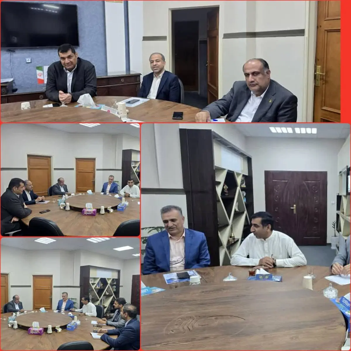 دکتر ابوالفضل مشکینی، دبیر علمی همایش اقتصاد دریامحور دانشگاه بین المللی چابهار و دبیر انجمن جغرافیایی روستایی کشور با دکتر محمد سعید اربابی، رئیس هیات مدیره و مدیرعامل سازمان منطقه آزاد چابهار دیدار کرد