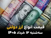 قیمت دلار دولتی امروز سه شنبه ۱۲ خرداد ۱۴۰۵ + قیمت ارز دولتی