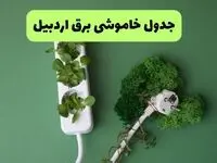 جدول قطعی برق اردبیل فردا یکشنبه ۱۹ مرداد ماه ۱۴۰۴ + برنامه قطعی برق اردبیل یکشنبه منتشر شد