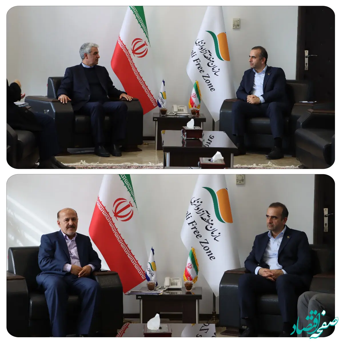 دیدار نمایندگان مجلس شورای اسلامی با مدیرعامل سازمان منطقه آزاد انزلی