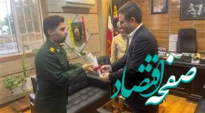 مدیرعامل پازارگاد با فرمانده سپاه شهرستان جم دیدار کرد
