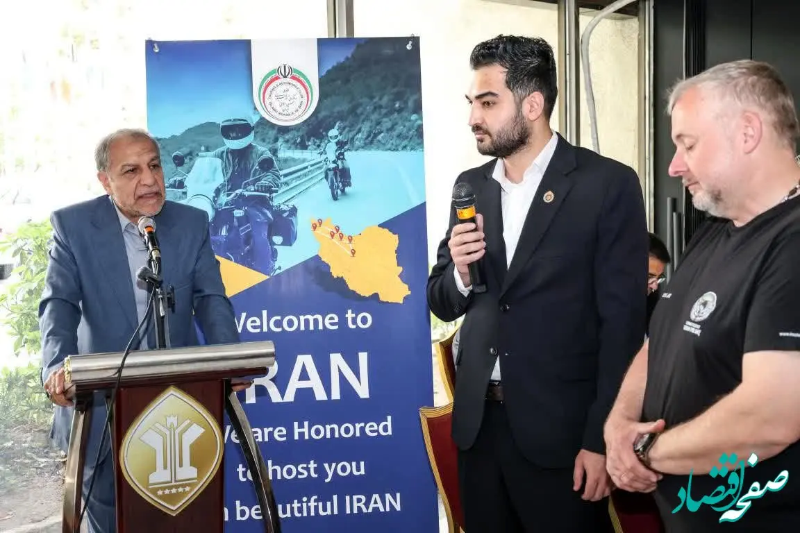 بدرقه کاروان موتورسواران لهستانی با پیام دوستی، قدردانی و معرفی زیبایی‌های ایران