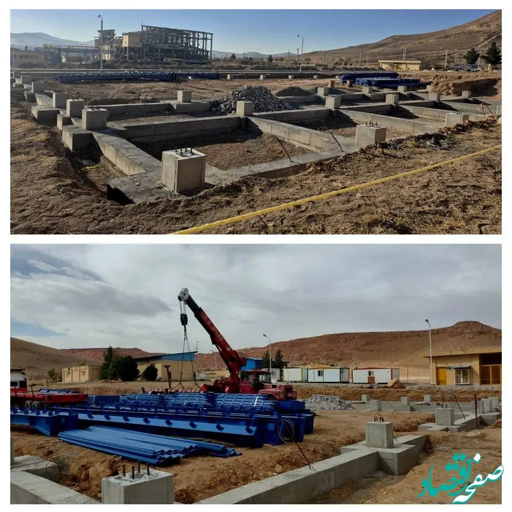 پیشرفت بیش از ۵۰ درصدی پروژه احداث سوله‌های نگهداری نمونه‌های مغزه اکتشافی