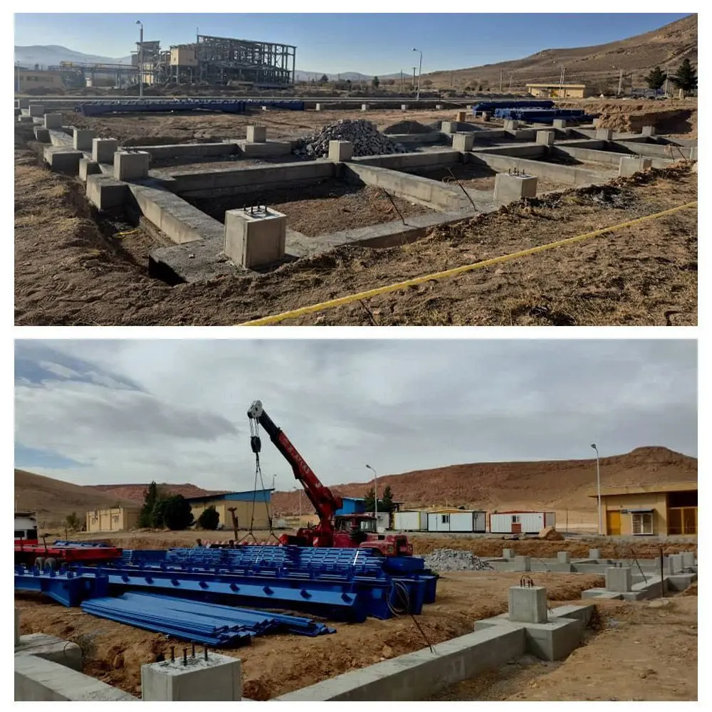 پیشرفت بیش از ۵۰ درصدی پروژه احداث سوله‌های نگهداری نمونه‌های مغزه اکتشافی