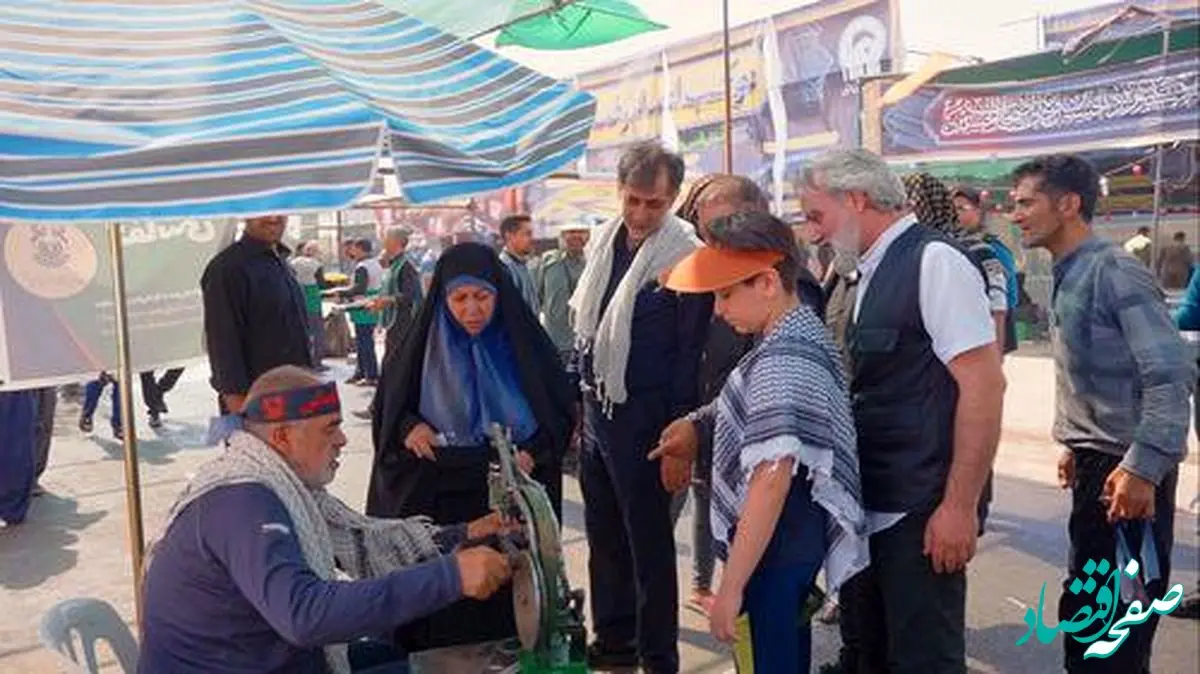 بازدید مدیر مجتمع مس سونگون از موکب شهدای مس در مرز مهران