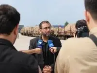 نخستین محموله صادراتی از مسیر ریلی بندر کاسپین به روسیه صادر شد