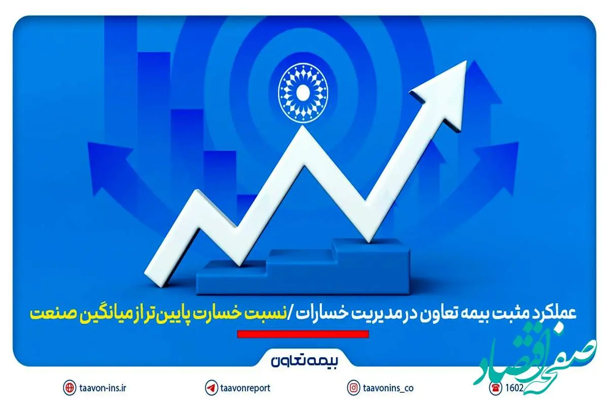 کاهش قابل توجه نسبت خسارت بیمه تعاون