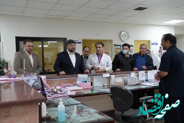 بازدید نظارتی مدیرعامل سازمان تأمین‌اجتماعی از بیمارستان آیت‌الله کاشانی تهران