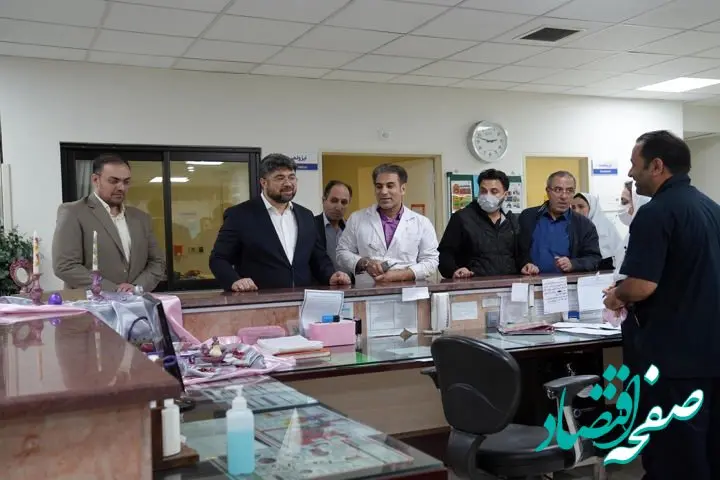بازدید نظارتی مدیرعامل سازمان تأمین‌اجتماعی از بیمارستان آیت‌الله کاشانی تهران