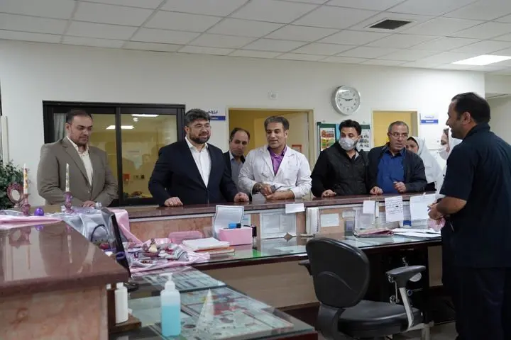 بازدید نظارتی مدیرعامل سازمان تأمیناجتماعی از بیمارستان آیتالله کاشانی تهران