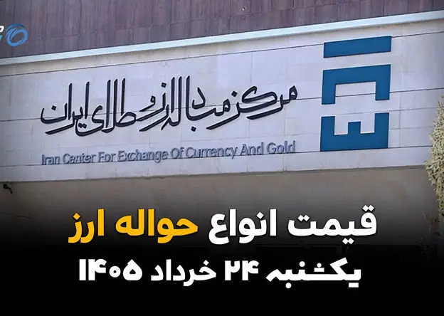 قیمت حواله دلار امروز یکشنبه ۲۴ خرداد ۱۴۰۵ | درهم و یورو وارد فاز جدید شدند؟