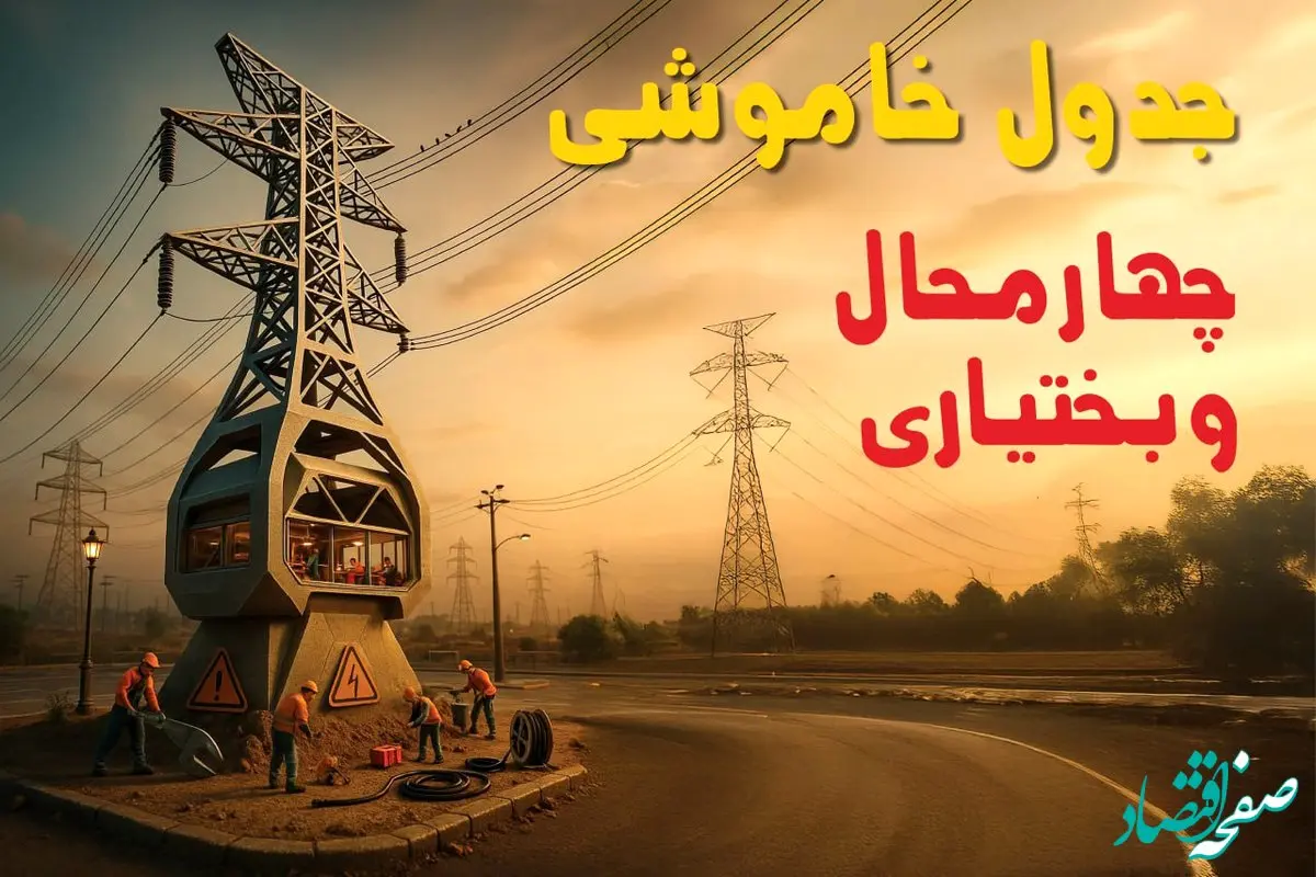 جدول خاموشی برق شهرکرد فردا دوشنبه ۱۲ خرداد ۱۴۰۴ + ساعت قطع برق استان چهارمحال و بختیاری دوشنبه ۱۲ خرداد