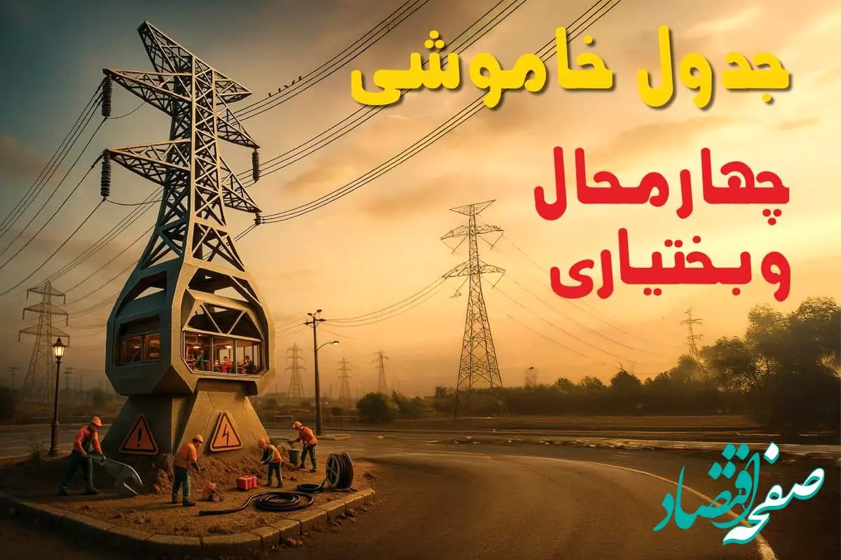 جدول خاموشی برق شهرکرد فردا دوشنبه ۱۲ خرداد ۱۴۰۴ + ساعت قطع برق استان چهارمحال و بختیاری دوشنبه ۱۲ خرداد