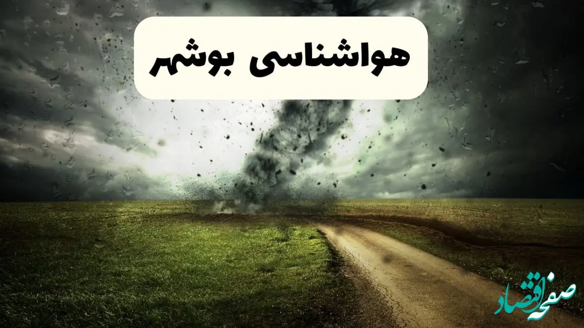 پیش بینی وضعیت آب و هوا بوشهر فردا چهارشنبه ۴ تیر ماه ۱۴۰۴ | خبر فوری هواشناسی بوشهر فردا