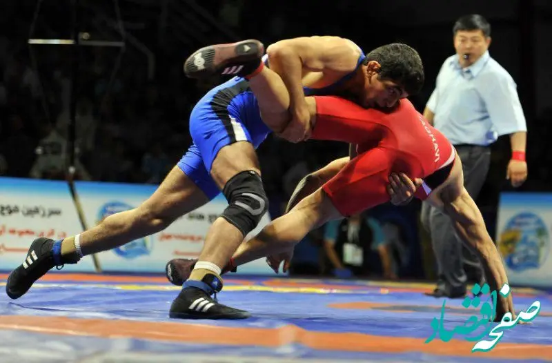 فیلم کشتی رحمان عموزاد و اکرام جان خادجی مورادوف امروز دوشنبه ۲۴ شهریور + نتیجه مسابقه