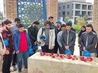 بازدید دانشجویان متالورژی دانشگاه شهید چمران اهواز از شرکت فولاد اکسین خوزستان / برگزاری تورهای بازدید علمی از سوی روابط عمومی شرکت فولاد اکسین خوزستان