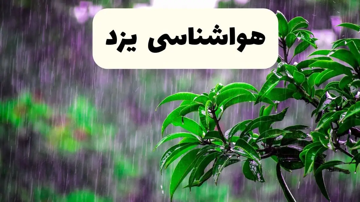 پیش بینی هواشناسی یزد فردا سه شنبه | پیش بینی وضعیت آب و هوا یزد فردا سه شنبه ۲۶ فروردین ۱۴۰۴ + آب و هوای یزد فردا
