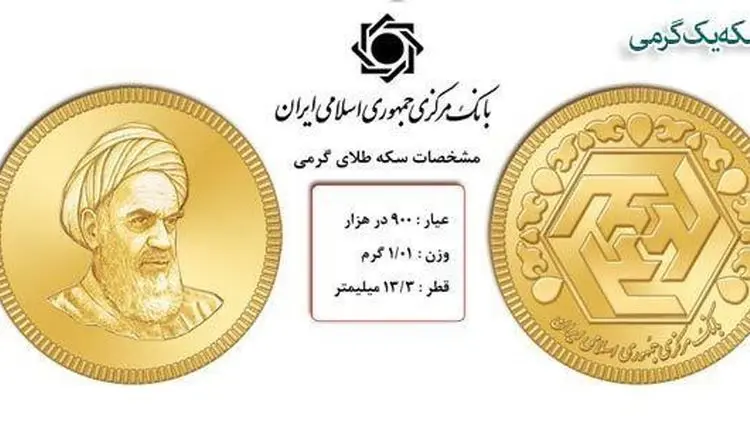 قیمت سکه گرمی امروز سه شنبه ۲۴ تیر ماه ۱۴۰۴ با سقوط تاریخی در عصر این روز