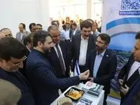 بازدید وزیر اقتصاد کشور ارمنستان از غرفه سازمان منطقه آزاد انزلی