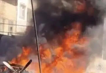 خبر فوری؛ پهپاد هرمس در خمینی شهر ساقط شد