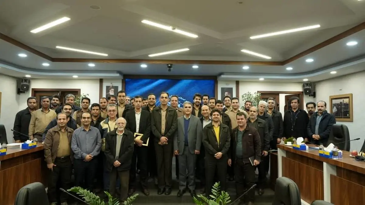 تودیع و معارفه مدیر کارخانه گندلهسازی مجتمع صنعتی چادرملو