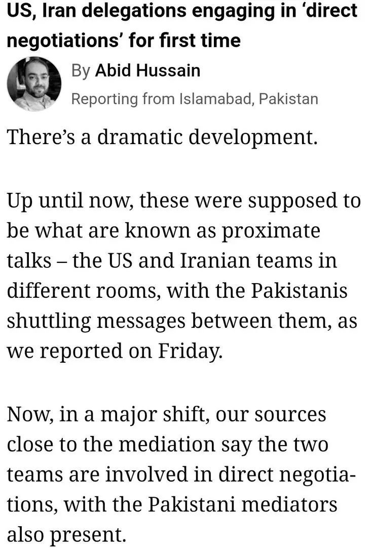 الجزیره مدعی مذاکره مستقیم هیات‌های ایرانی و آمریکایی شد